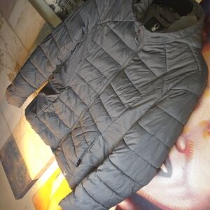 Spyder Women's Charcoal Puffer Jacket